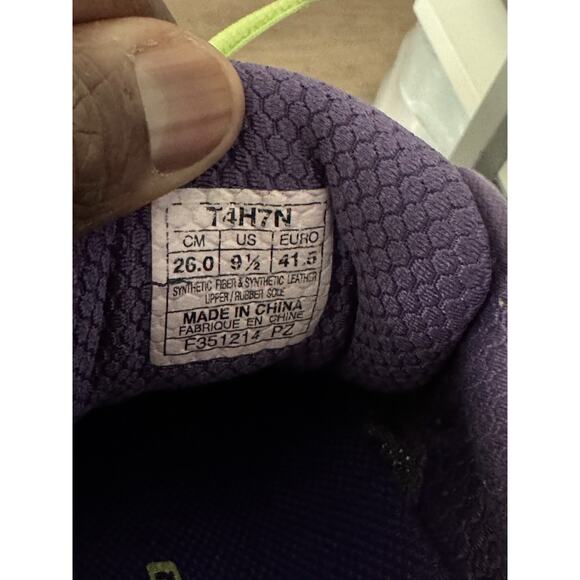 Asics Gel-Kayano 21 Shoes Womens Size 9.5 Purple Gray Running Stability Sneakers - Picture 10 of 11